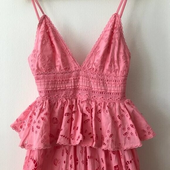 Rococo Sand Moss Tiered Fit & Flare Maxi Dress - Picture 5 of 10